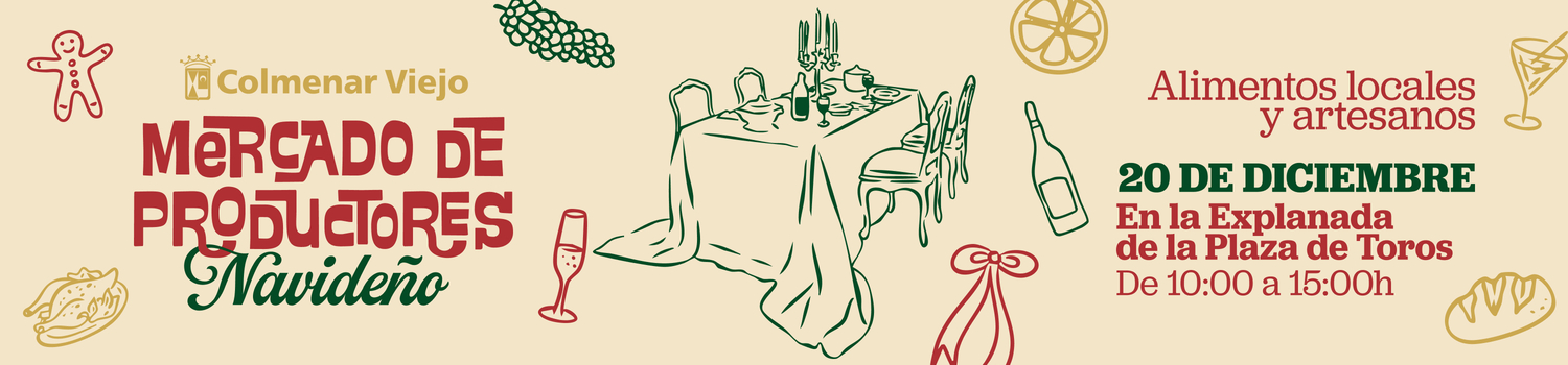 Imagen Mercado de Productores de Colmenar Viejo: edición especial de Navidad.